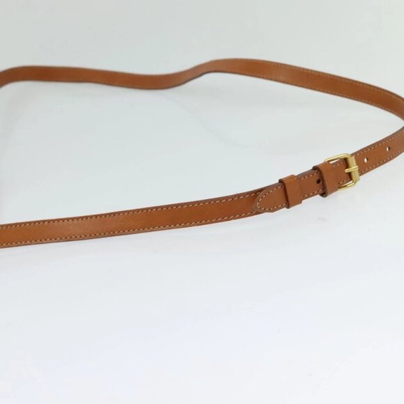 CELINE Macadam Canvas Hand Bag PVC Leather 2way Brown Gold - Picture 7 of 16